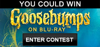 Goosebumps Blu-ray Combo Pack and Signed Books By Jack Black and R. L. Stine