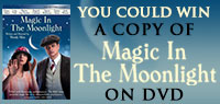 Magic in the Moonlight DVD and a signed movie poster by Woody Allen & Emma Stone