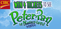 Win 4 tickets to see Ross Petty’s Peter Pan in Wonderland