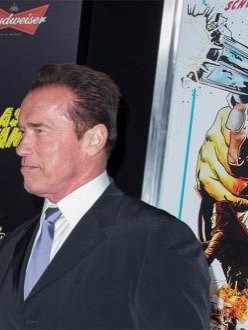 Arnold Schwarzenegger at Last Stand premiere in London