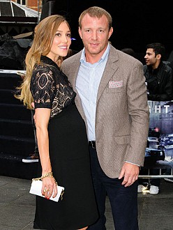 Jacqui Ainsley and Guy Ritchie