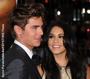 troy and vanessa hudgens in high school musical 2