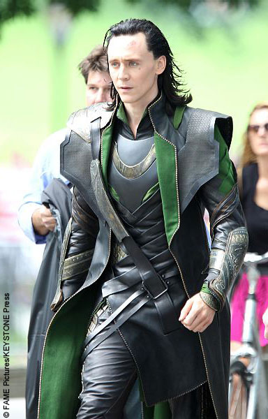 Tom Hiddleston is the super villain Loki