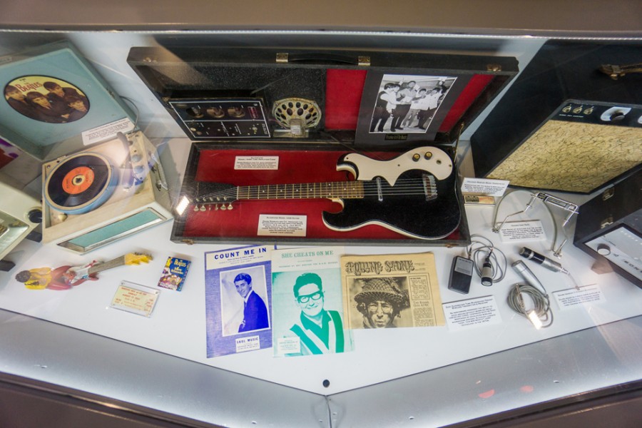 Display of rock memorabilia from the 1950s Celebrity Gossip and Movie