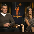 Tribute spoke to Antonio Banderas and Salma Hayak about providing the voices for Puss and Kitty in the animated box office hit, Puss in Boots