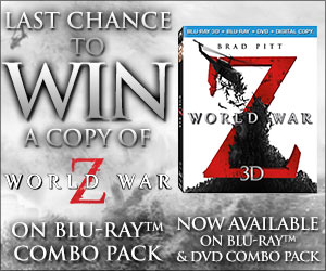 Last chance to win World War Z Blu-Ray Combo Pack 