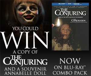 The Conjuring Blu-ray Pack and a Souvenir Annabelle Doll contest