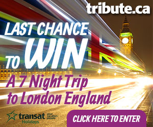 Last chance to win a trip to London!