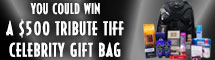 You Could WIN a Tribute TIFF 2014 $500 celebrity gift bag