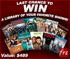Last chance to win a Library of Your Favorite Shows