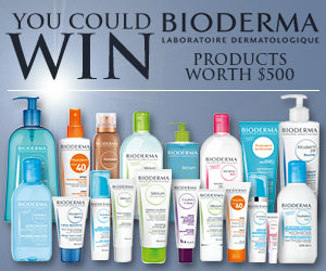 you could WIN a Bioderma $500 Gift Pack