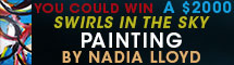 You could WIN a $2,000 painting by Nadia Lloyd