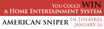 American Sniper Home Entertainment System contest