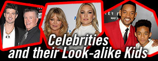 Celebrities and their Look-alike Kids
