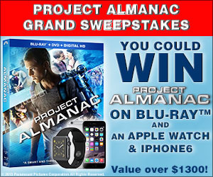 Project Almanac Blu-ray, Apple Watch and iPhone 6
