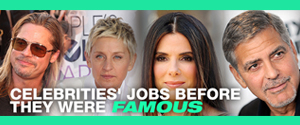 Celebrities' Jobs Before They Were Famous