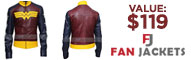 Win an Adrianne Palicki Wonder Woman Leather Jacket valued over $119 