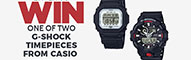 Enter to WIN one of two Casio G-Shock Watches