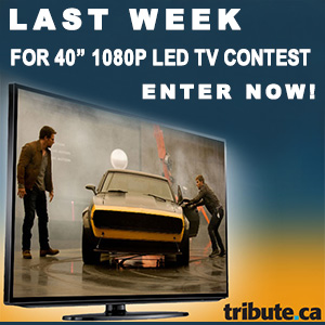 Last week for 40-inch 1080p LED TV contest – enter now!