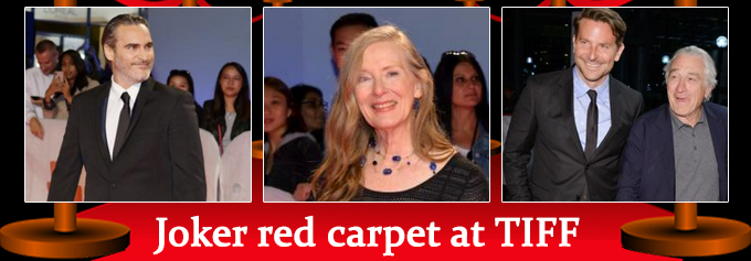 Joker red carpet at TIFF