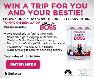 Win a Trip for two to New York and Live like a Boss