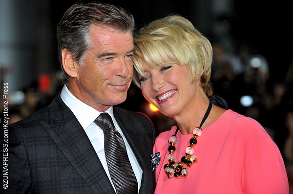 Pierce Brosnan couple