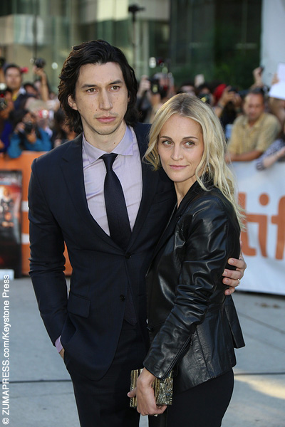 Adam Driver with hot, sexy, cute, Wife Joanne Tucker