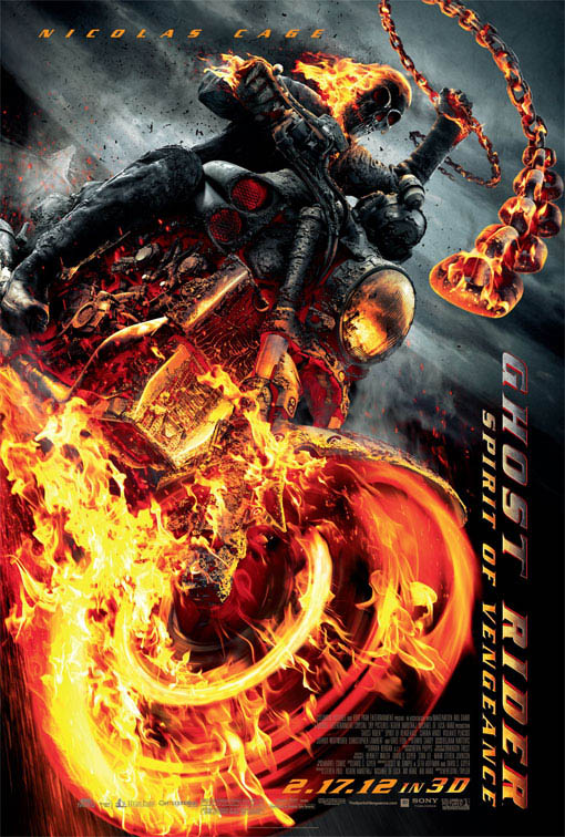 Ghost Rider: Spirit of Vengeance official Movie Poster