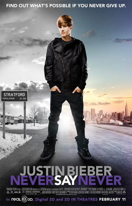 justin bieber never say never poster. Justin Bieber: Never Say Never