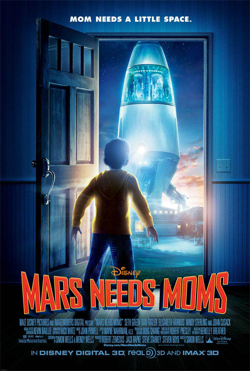 MARS NEEDS MOMS official Movie Poster