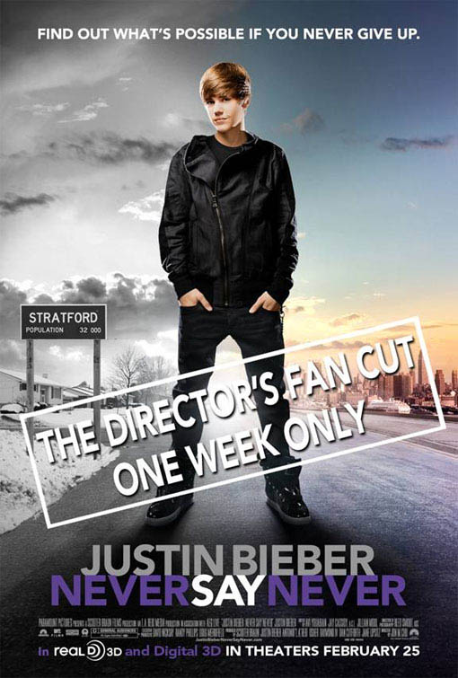 justin bieber never say never movie on dvd. Justin Bieber: Never Say Never