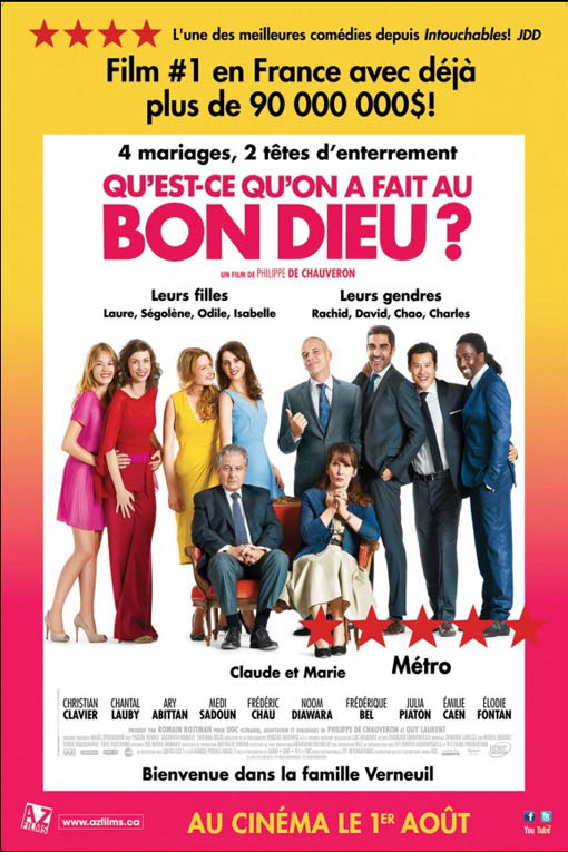 La suite, sorti en janvier 2019, s'était hissé à la 4ème place de l'année avec quelque 6. Qu'est-ce qu'on a fait au bon Dieu? user reviews | movie ...