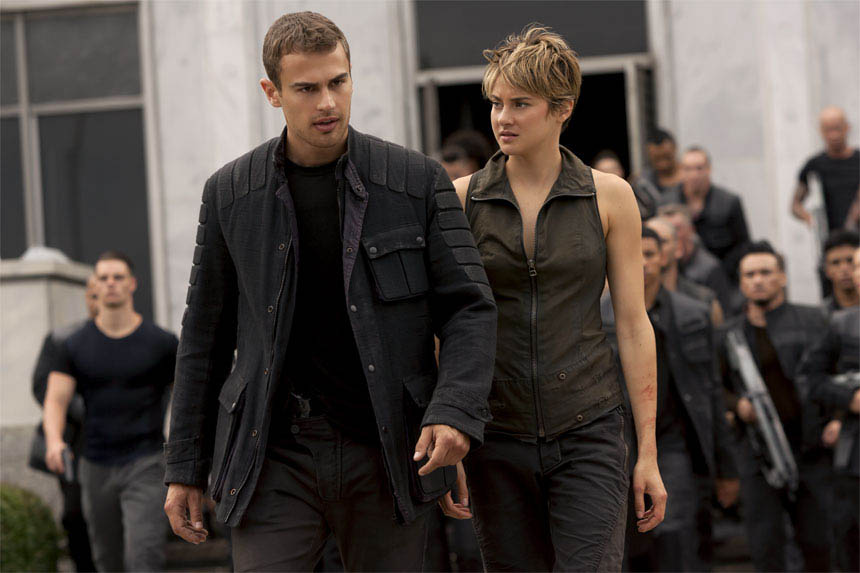 Theo James and Shailene Woodley...