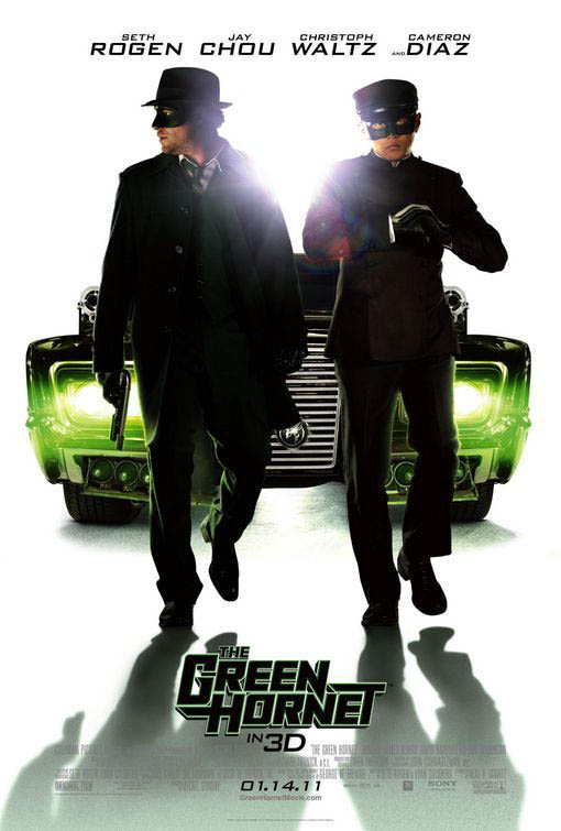 The Green Hornet 3D official Movie Poster