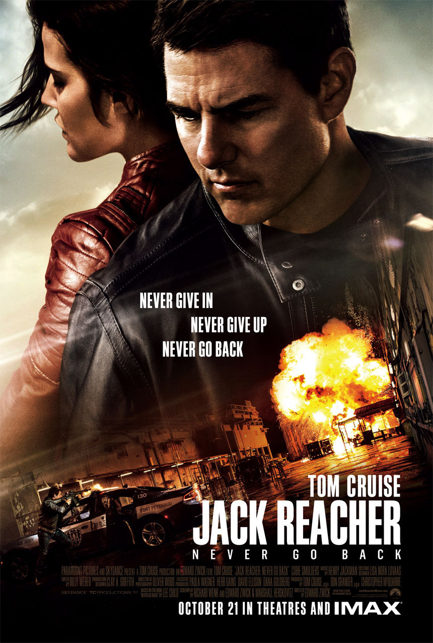 Jack Reacher: Never Go Back 1080P Watch Movie Online 2016