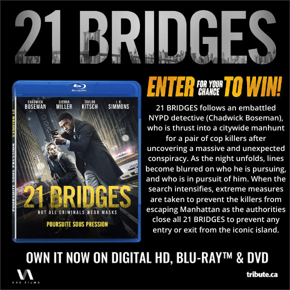 21 BRIDGES Blu-ray contest 21 BRIDGES Blu-ray contest