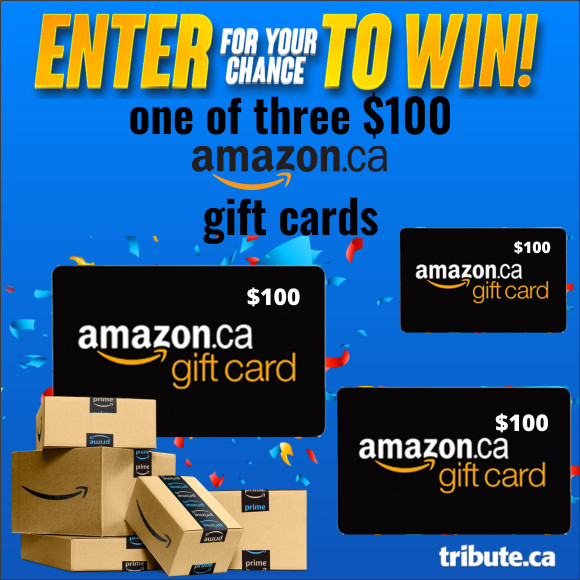 AMAZON 100 GIFT CARD Contests Contests and Promotions Tribute.ca