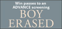 BOY ERASED Advance Screening Pass contest