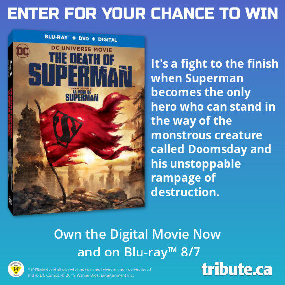 DCU: The Death of Superman Blu-ray contest