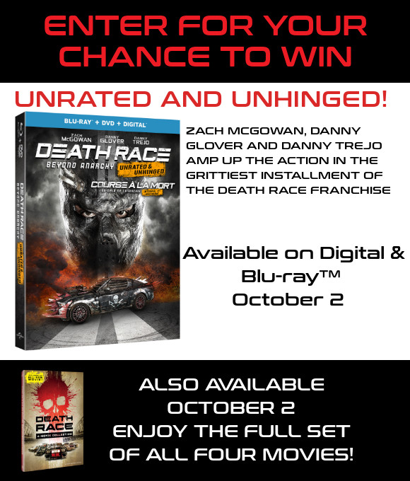 DEATH RACE BEYOND ANARCHY Blu-ray contest