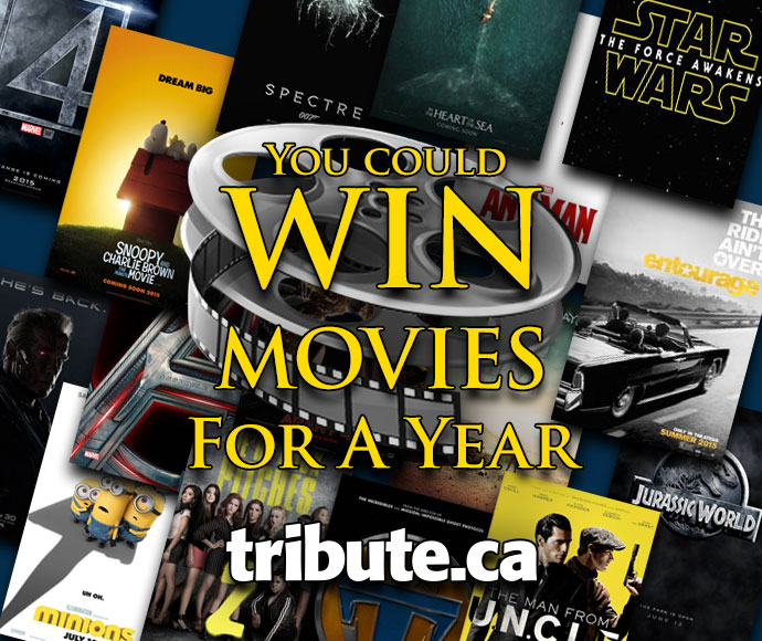 Free Movies For a Year contest