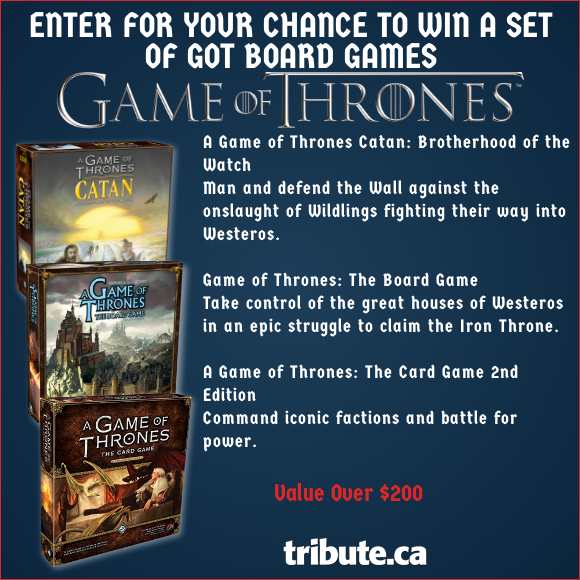 GAME OF THRONES Multiple Board Game contest