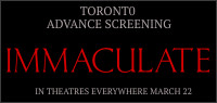 IMMACULATE Toronto Advance Screening Contest