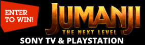 JUMANJI: THE NEXT LEVEL Sony TV & Playstation 4 contest