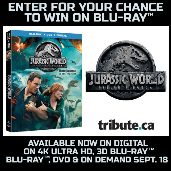 JURASSIC WORLD FALLEN KINGDOM Blu-ray contest