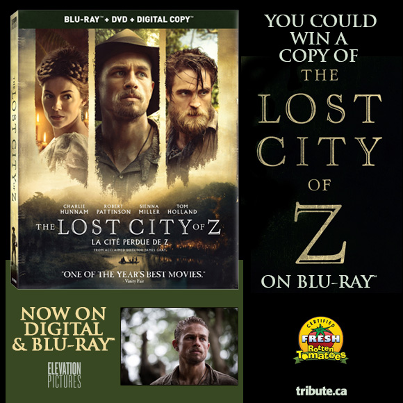 Lost City Of Z Blu-ray contest