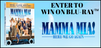 MAMMA MIA! HERE WE GO AGAIN Blu-ray contest