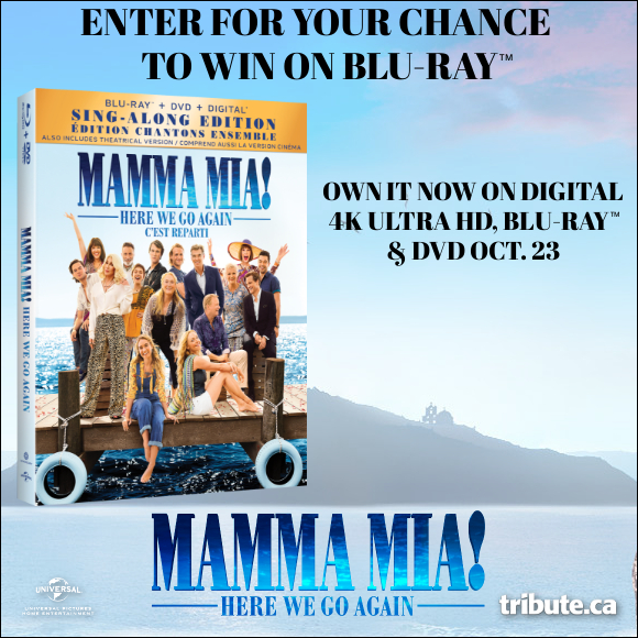 MAMMA MIA! HERE WE GO AGAIN Blu-ray contest