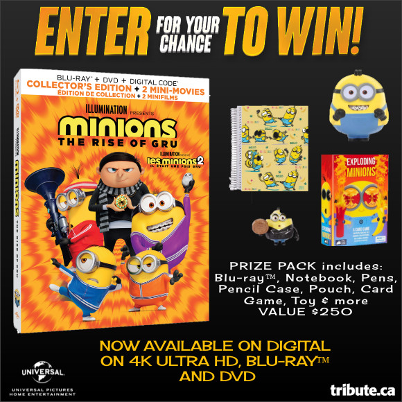Enter for your chance to win a MINIONS: THE RISE OF GRU on Blu-ray & Prize Pack