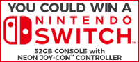NINTENDO SWITCH 32GB CONSOLE with NEON JOY-CON CONTROLLER Contest